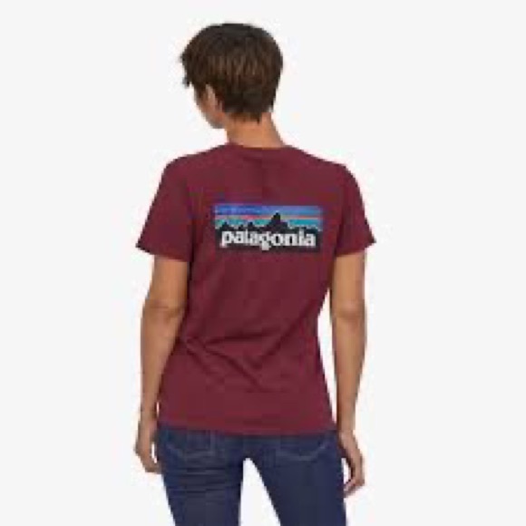 Patagonia regular fit P-6 logo Reponsibili-tee Crew Neck T-Shirt Size Small - Picture 7 of 7